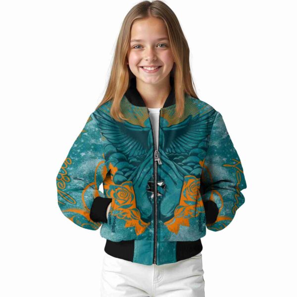 custom san jose sharks praying hands teal jacket top rated