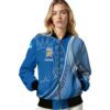 custom san jose state spartans wave patterns blue jacket latest model