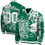 custom saskatchewan roughriders fishing art green jacket best selling