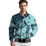 custom seattle kraken fishing rod teal jacket best selling