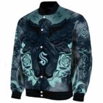 custom seattle kraken praying hands blue jacket best selling