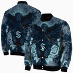custom seattle kraken praying hands blue jacket best selling