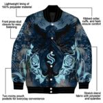 custom seattle kraken praying hands blue jacket best selling