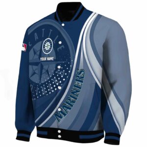 custom seattle mariners wave patterns navy blue jacket best selling