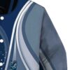 custom seattle mariners wave patterns navy blue jacket premium grade