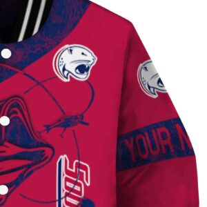 custom south alabama jaguars fishing rod red jacket premium grade