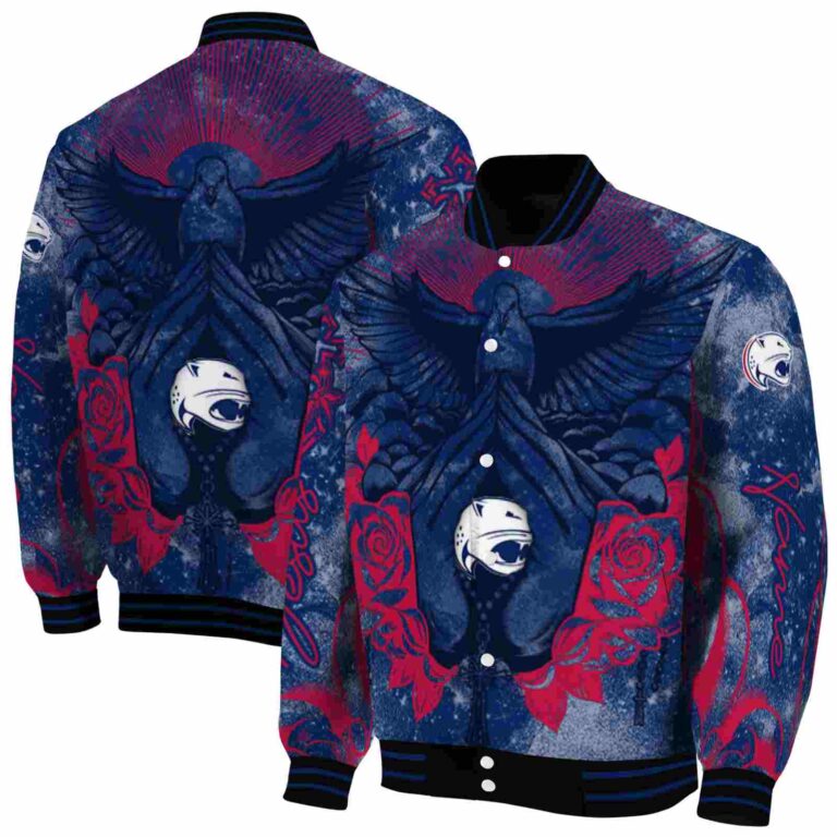 custom south alabama jaguars praying hands blue jacket fashion forward