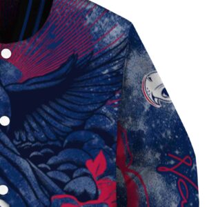 custom south alabama jaguars praying hands blue jacket premium grade