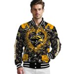 custom southern miss golden eagles heart explosion black jacket best selling