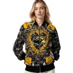 custom southern miss golden eagles heart explosion black jacket best selling