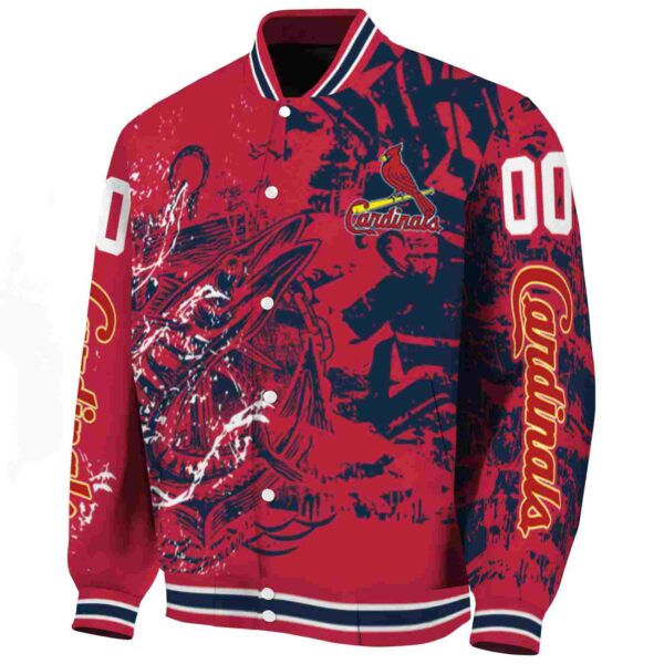 custom st louis cardinals fishing art red jacket best selling