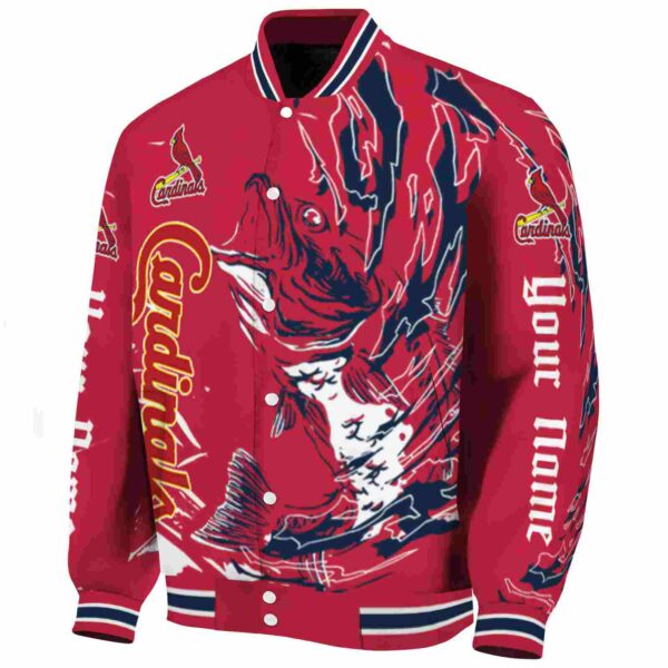 custom st louis cardinals fishing passion red white jacket best selling