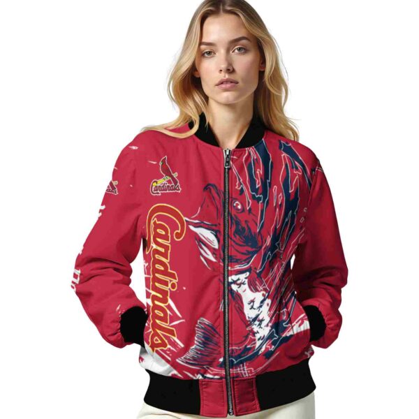 custom st louis cardinals fishing passion red white jacket latest model