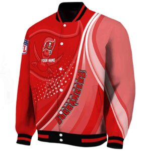 custom tampa bay buccaneers wave patterns red jacket best selling