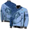 custom tampa bay rays fishing rod light blue jacket fashion forward