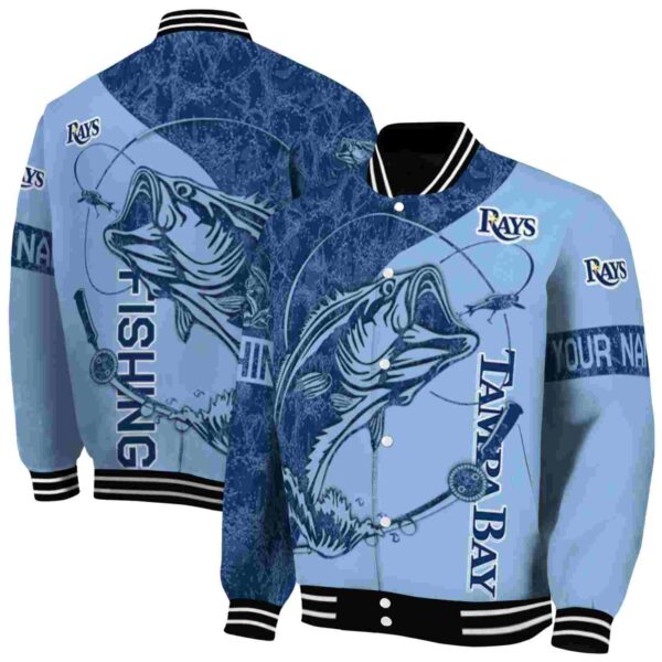 custom tampa bay rays fishing rod light blue jacket fashion forward