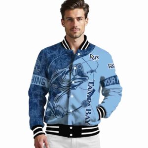 custom tampa bay rays fishing rod light blue jacket high quality