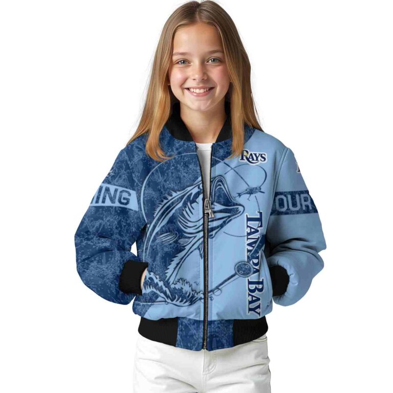 custom tampa bay rays fishing rod light blue jacket top rated
