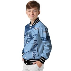 custom tampa bay rays fishing rod light blue jacket trendy