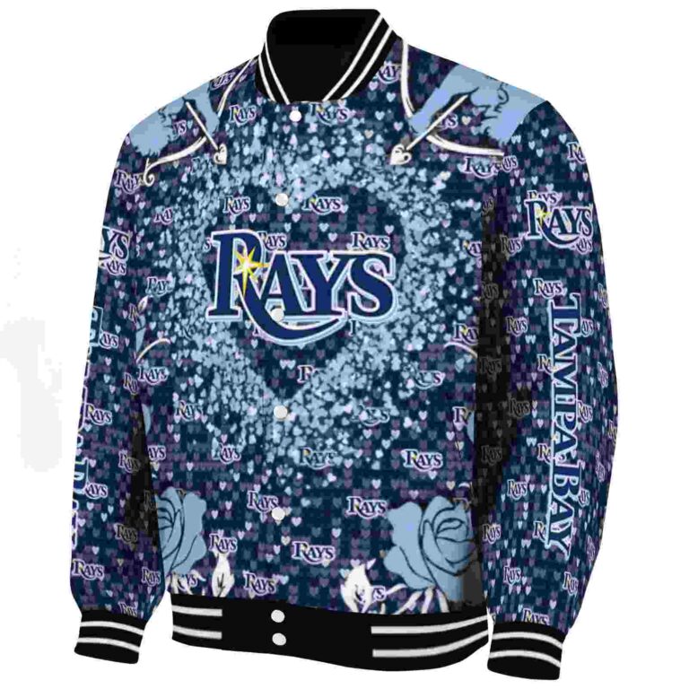 custom tampa bay rays heart explosion navy jacket best selling