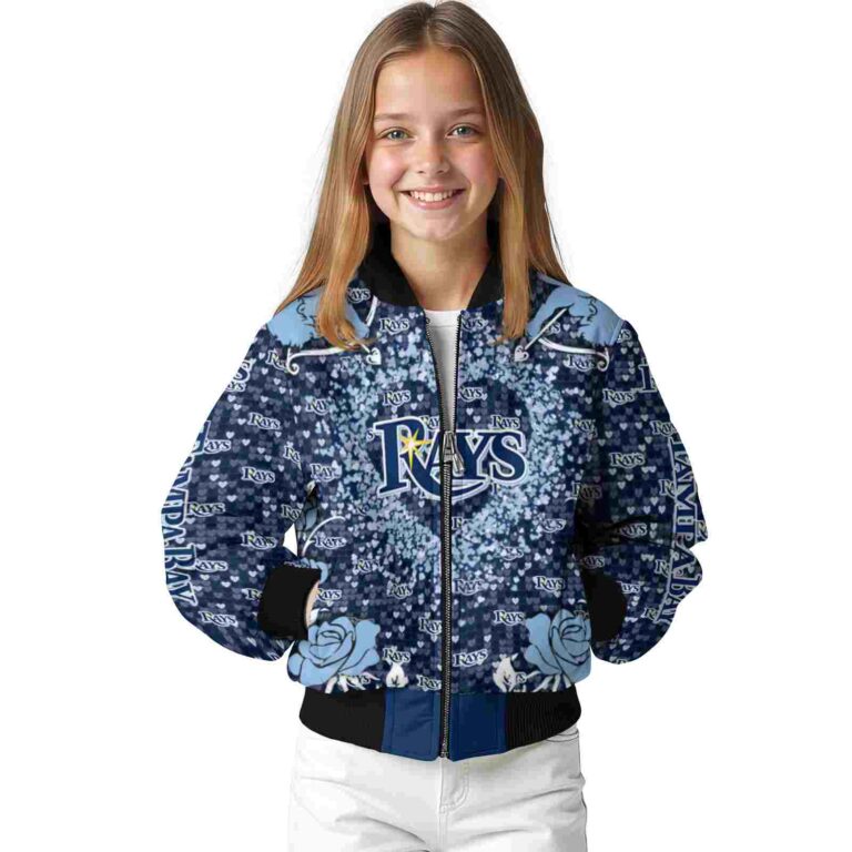 custom tampa bay rays heart explosion navy jacket top rated
