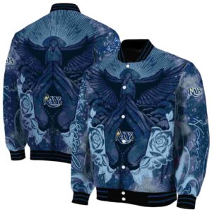 custom tampa bay rays praying hands navy jacket fashion forward