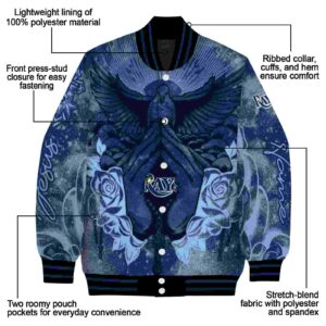 custom tampa bay rays praying hands navy jacket new arrival