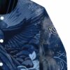 custom tampa bay rays praying hands navy jacket premium grade