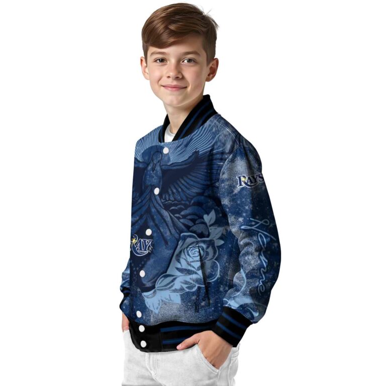 custom tampa bay rays praying hands navy jacket trendy