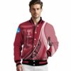 custom temple owls wave patterns red jacket high quality