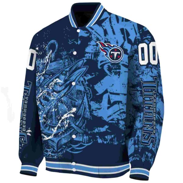 custom tennessee titans fishing art navy jacket best selling