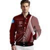 custom texas am aggies wave patterns maroon jacket high quality