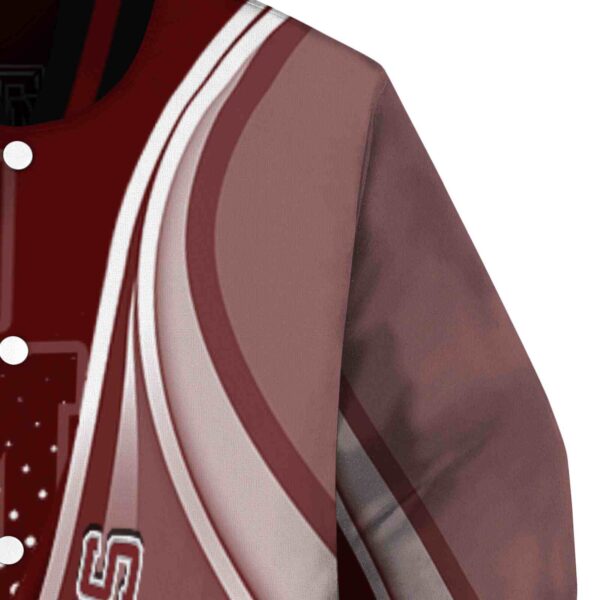 custom texas am aggies wave patterns maroon jacket premium grade
