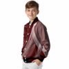 custom texas am aggies wave patterns maroon jacket trendy