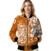 custom texas longhorns fishing art orange jacket latest model