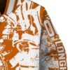 custom texas longhorns fishing art orange jacket premium grade