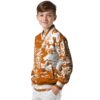 custom texas longhorns fishing art orange jacket trendy