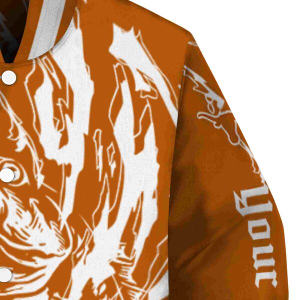 custom texas longhorns fishing passion orange white jacket premium grade