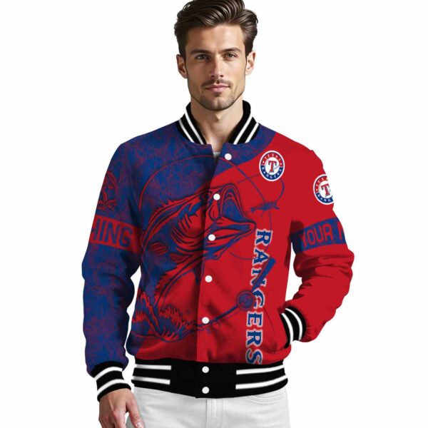 custom texas rangers fishing rod red jacket high quality