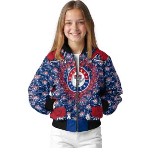 custom texas rangers heart explosion blue jacket top rated