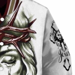 custom texas state bobcats jesus tears maroon white jacket premium grade