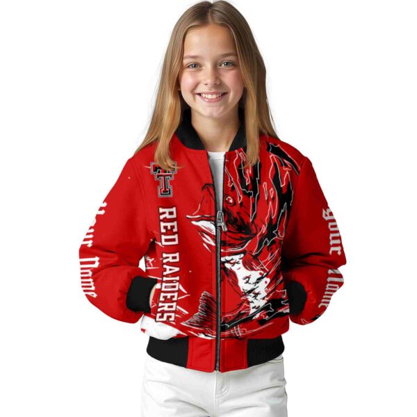 custom texas tech red raiders fishing passion red white jacket top rated