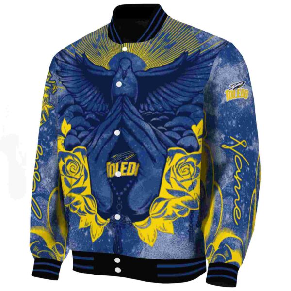 custom toledo rockets praying hands blue jacket best selling