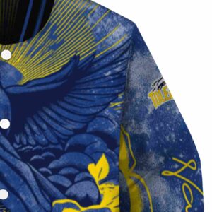 custom toledo rockets praying hands blue jacket premium grade