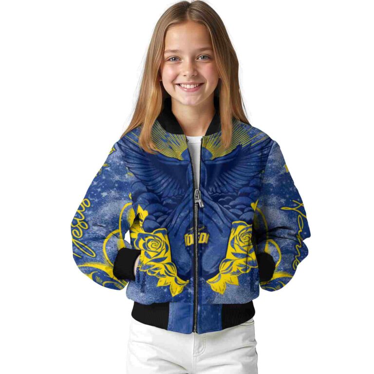 custom toledo rockets praying hands blue jacket top rated