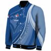 custom toronto blue jays wave patterns blue jacket best selling