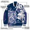 custom toronto maple leafs fishing art blue jacket new arrival