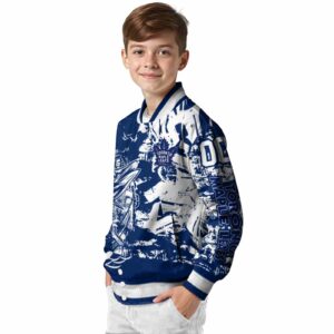 custom toronto maple leafs fishing art blue jacket trendy