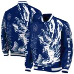 custom toronto maple leafs fishing passion blue white jacket best selling