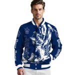 custom toronto maple leafs fishing passion blue white jacket best selling